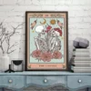 Skeleton Tarrot Card Couple Lovers Poster
