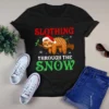 Slothing Through the Snow Christmas Sloth Xmas Gift Tshirt