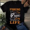 Fishing Is the Heart Beat of My Life Fishing Bass Hook tShirt
