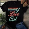I Love Cat Gift Unisex tShirt