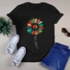 Let It Be Sunflower Hippie Retro Peace Sunflower tShirt