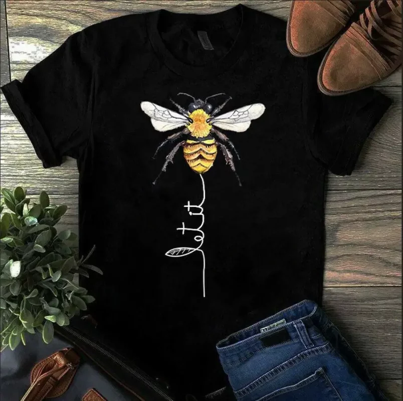 Let It Bee – Let It Be Sunflower – Tshirt