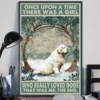 Once Upon A Time There Was A Girl Who Really Loved Dogs Clumber Spaniel Poster 2 Once Upon a Time There Was a Girl Who Really Loved Dogs Clumber Spaniel Poster