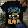 I Rescue Fish From Water And Beer From Bottles Fishing Bass Tshirt 2 I Rescue Fish From Water and Beer From Bottles Fishing Bass Tshirt