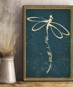 Still I Rise Dragonfly Home Decor Art Poster