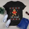 Oh Snap Gingerbread Christmas Gift Xmas Tshirt