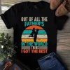 Out of All the Fathers in the World I Think I Got the Best Vintage Dad Gift Tshirt