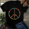 Peace Sign Symbol Love Hearts Hippie tShirt